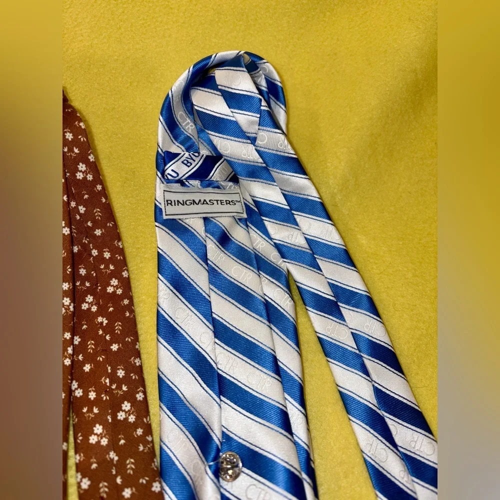 Bundle of 4 kids/youth ties - LDS Mormon CTR Angel Moroni - EUC